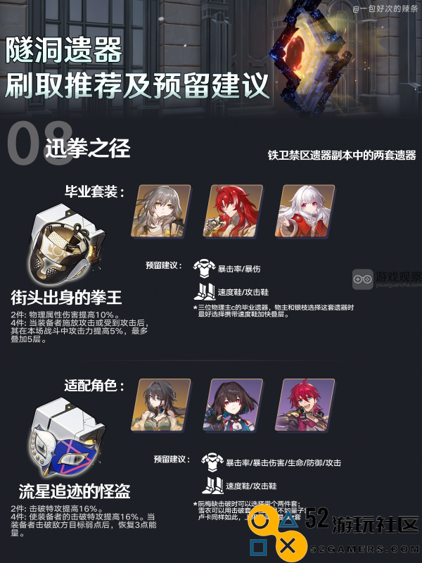 崩坏星穹铁道1.6版本双倍遗器刷本攻略推荐