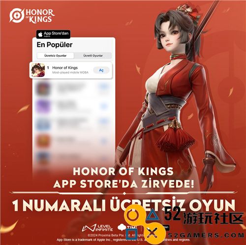 王者荣耀国际服（HonorofKings）在多个国家正式上线！全球市场版图再度扩展