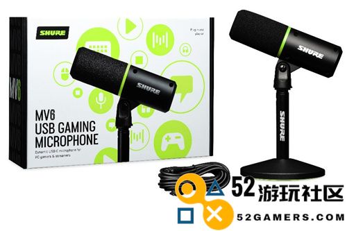 SHURE全新推出MV6USB游戏麦克风：重新定义音频体验的革命性设备