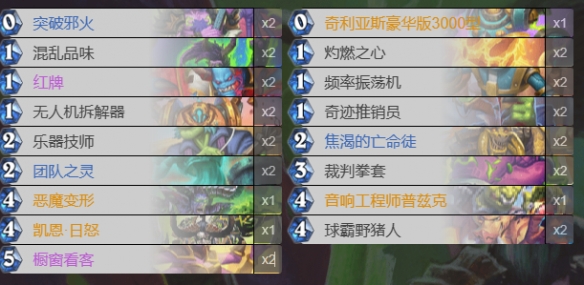 炉石传说节奏瞎强力卡组推荐与详细介绍