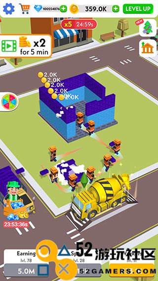 建筑大亨3D无限钻石版最新版_建筑大亨3D金币不减反增版下载