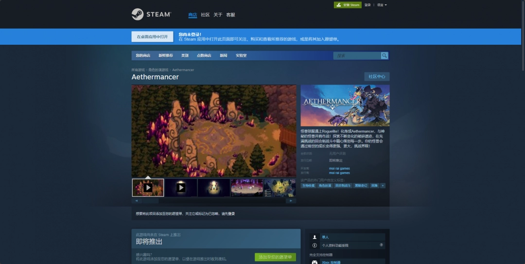 《Aethermancer》游戏可玩用户全面介绍与体验指南