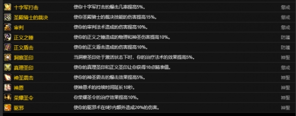 魔兽世界CTM怀旧服圣骑士雕文属性详解_探讨魔兽世界CTM怀旧版圣骑士的雕文属性特点