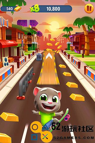 汤姆猫跑酷免付费完整版v6.4.0._汤姆猫跑酷全关卡解锁版下载