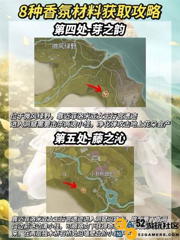 无限暖暖8种香氛材料收集攻略 香氛材料及洞窟位置一览