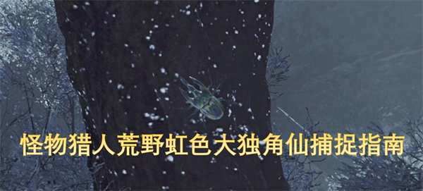 怪物猎人荒野中虹色大独角仙的捕捉技巧与实用指南