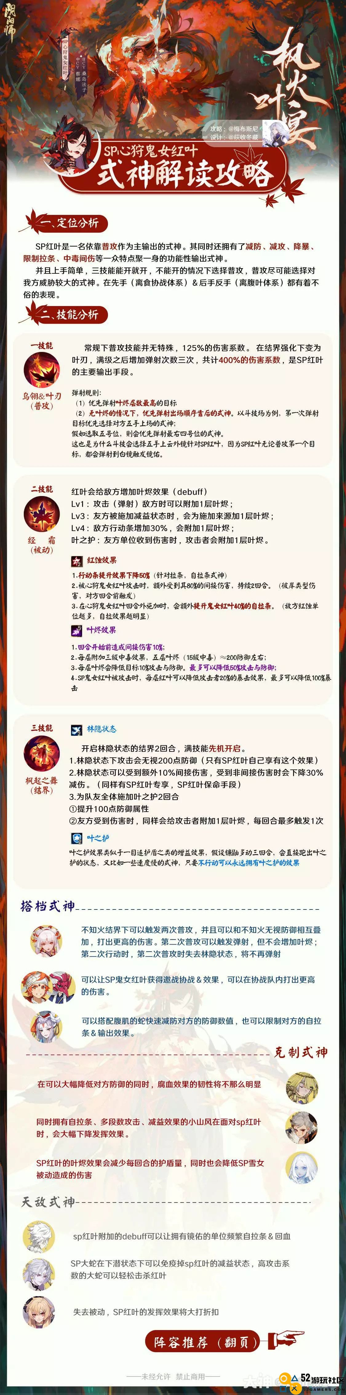 阴阳师SP心狩鬼女红叶是否值得投资培养分析