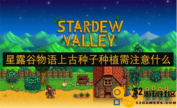 在星露谷物语中种植上古种子时需要特别注意的事项
