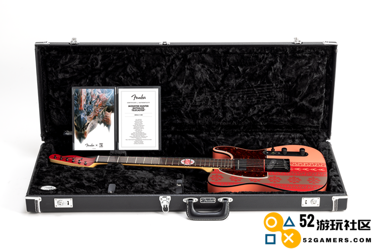 FENDER 推出怪物猎人“火龙”联名款 TELECASTER® 电吉他 向传奇的“空之王者”致敬