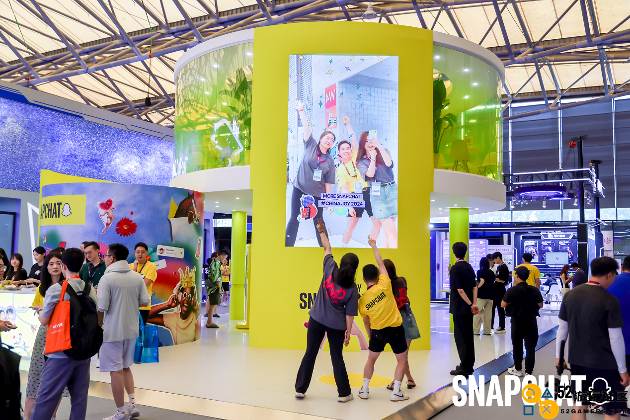 Snapchat 在 ChinaJoy 展出“超大型 AR 魔镜”，成为 B2B 展馆最受欢迎展台之一