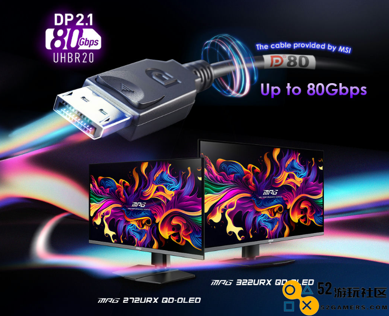微星推出两款新品显卡与DP2.1显示器全新结合，50系列显卡引领潮流不容错过！
