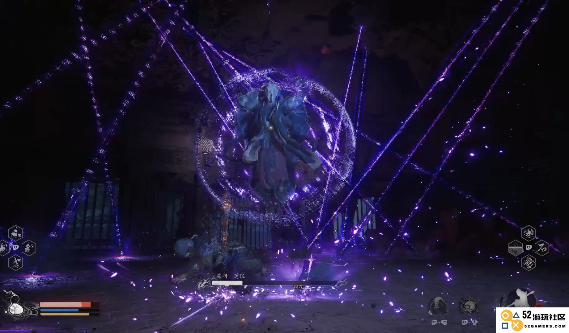 黑神话悟空魔将莲眼好打吗