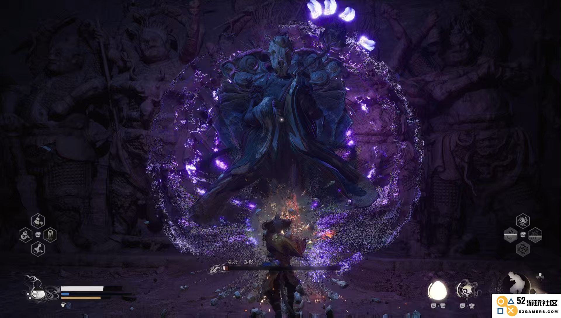 黑神话悟空魔将莲眼好打吗
