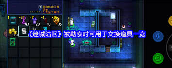 在迷城陆区被勒索时可以作为交换用的道具有哪些选择和使用技巧