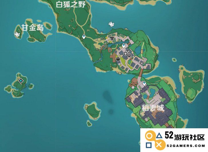 原神怎么开稻妻地图