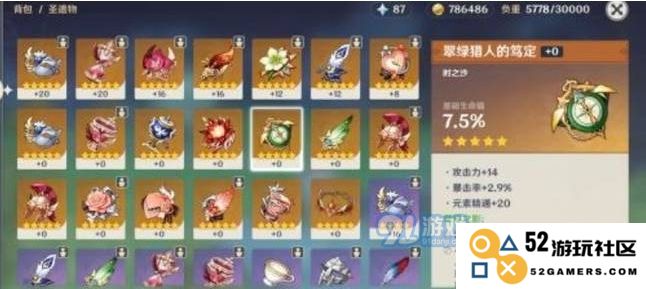 解密原神圣遗物攻击力百分比加成的真正价值
