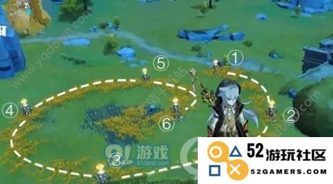 原神归离原六个石柱解密全攻略