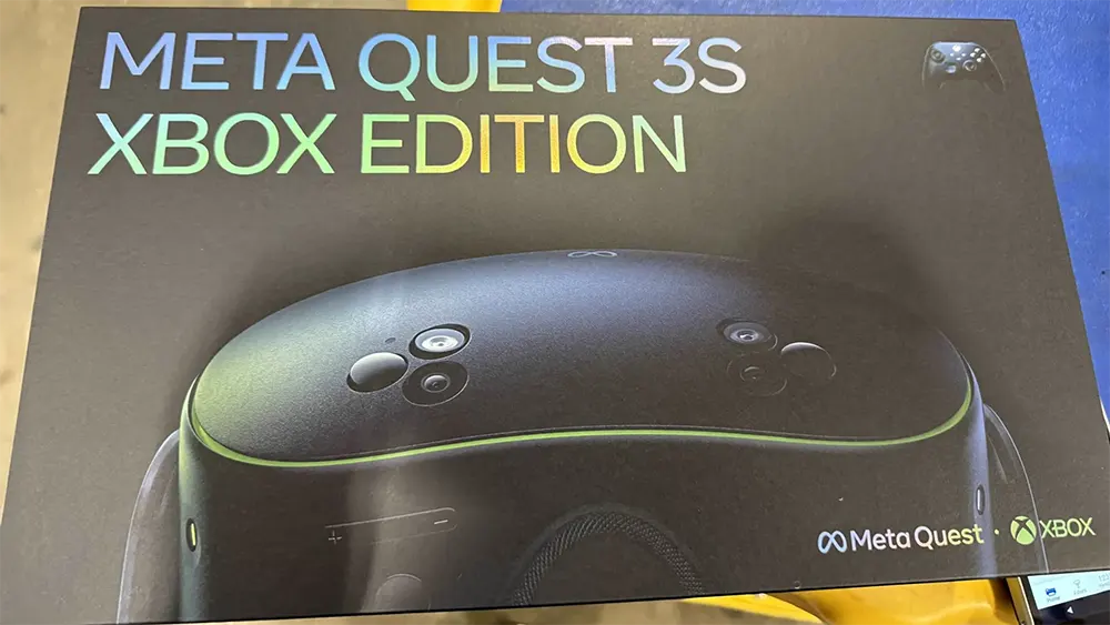 Meta Quest 3S Xbox 特别版包装泄露图曝光：预计将在下周正式发布