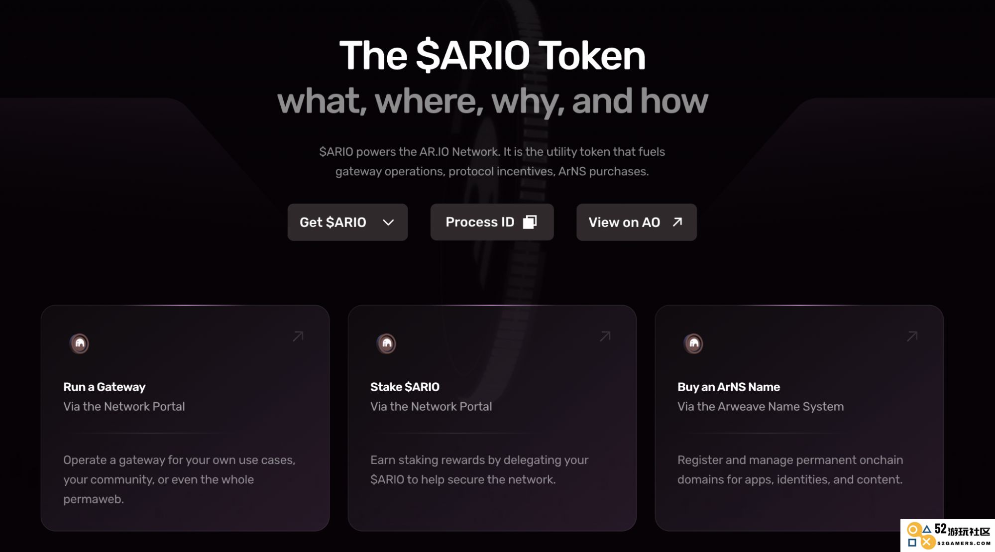 AR.IO 特性图示