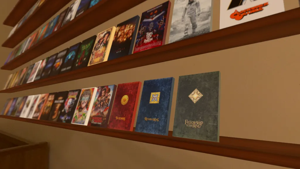 在Apple Vision Pro上体验《ReelRoom》应用：沉浸于 VR 游戏中重温经典电影租赁店的独特氛围