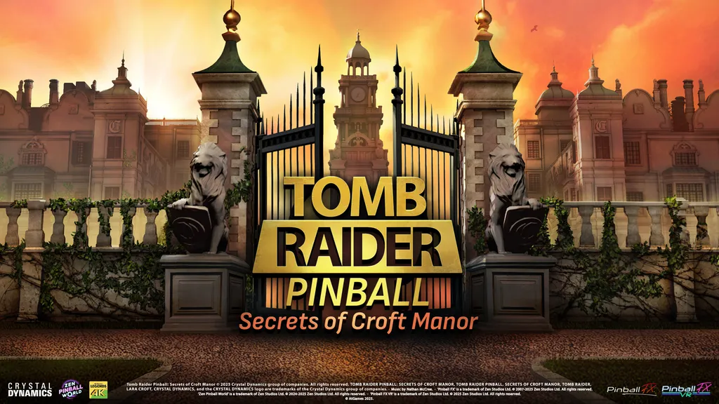 《Pinball FX VR》与《古墓丽影》联动新DLC将于下月发布，劳拉的冒险弹珠台精彩来袭！