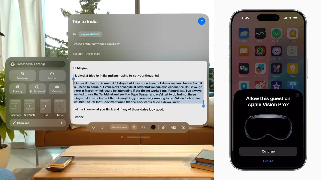 visionOS 2.4 正式发布：Apple Vision Pro 获得颠覆性AI功能升级带来的全新体验