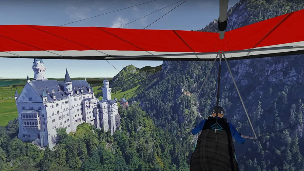 《Glider Sim》：在虚拟现实中体验滑翔伞与Google Earth完美融合的飞行冒险之旅