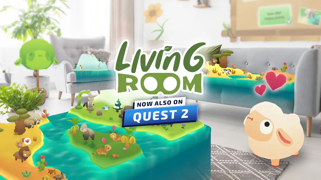 混合现实动物饲养模拟游戏《Living Room》现已新增对Quest 2的全面支持功能