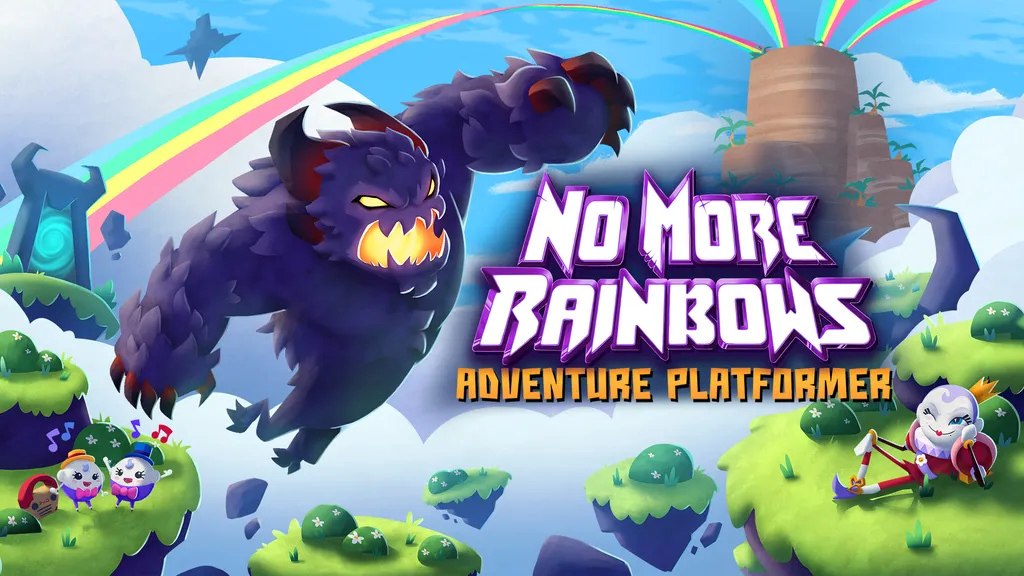 VR平台跳跃冒险游戏《No More Rainbows》正式上线PlayStation VR2，为玩家带来全新体验