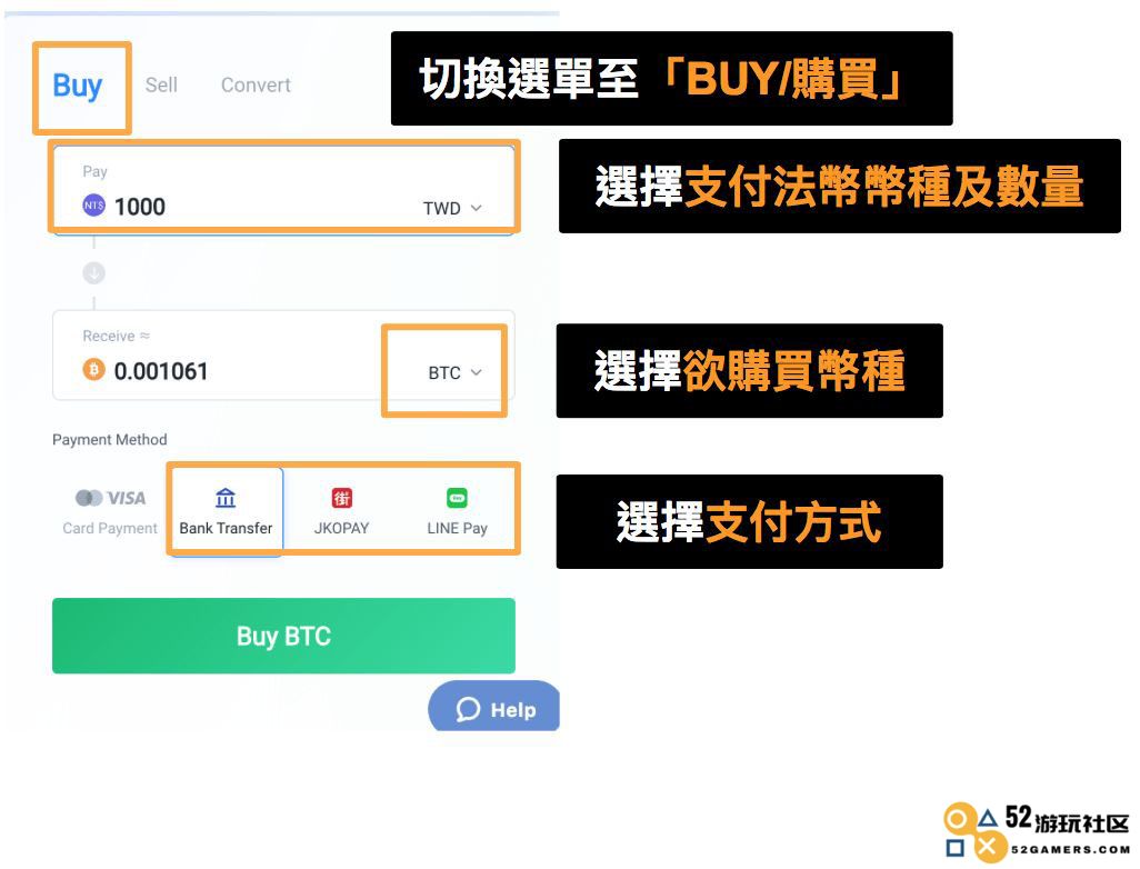 Huobi Global 火币一键买币（Quick Buy/Sell)