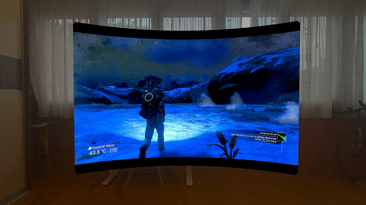 在Meta Quest 3虚拟现实头显中畅玩Geforce Now云游戏服务的全新体验
