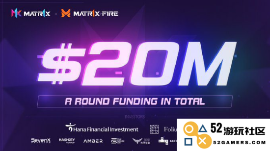 Web3 游戏平台 MATR1X 成功获得 1000 万美元 A-2 轮融资，推动游戏产业的创新与发展
