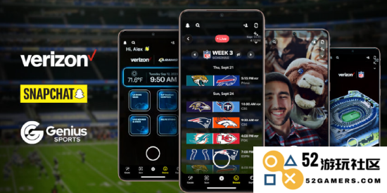 Snap 联手 Genius Sports 和 Verizon 为 NFL 球迷打造增强现实体验服务
