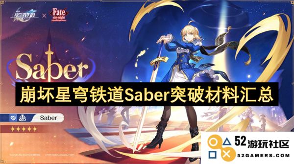 崩坏星穹铁道中Saber角色突破所需材料详细汇总及解析